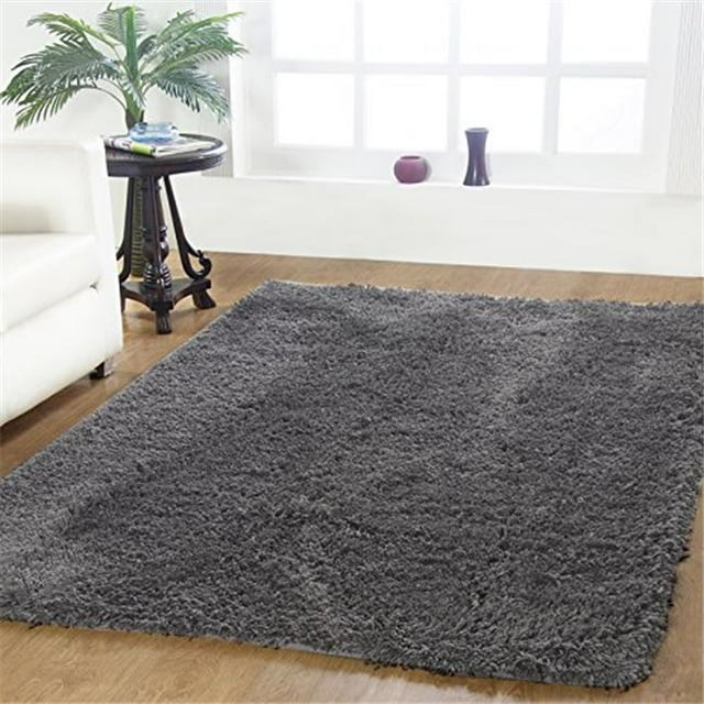 Affinitylinens PYL3X5SHAG-GRY 4 X 6 ft. Hand-Woven Soft Cozy Shag Rug - Gray