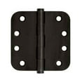 thumbnail image 2 of Deltana DSB4R510B Solid Brass 4-Inch x 4-Inch x 5/8-Inch Radius Hinge, 2 of 2