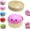 Pink, variant on Dumpling Squishies , Giant Glitter Dumpling, Colorful Dumplings Stress Balls Fidget Sensory ,Squeeze Dough Ball Stress Relief Hand  with Food Steamer Stretchy Desk (Blue)