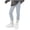 Gray, variant on Girls Cotton Leggings Summer Stretchy Tight Pants Elastic Waist Thin Breathable Footless Pants