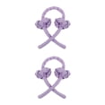 thumbnail image 4 of Seitruly Cinta para rizar el cabello Cinta para el cabello Espuma sin calor Pinza para el cabello Reutilizable Diadema portátil para envolver, Púrpura Violeta 2piezas Seitruly CBP098790, 4 of 6