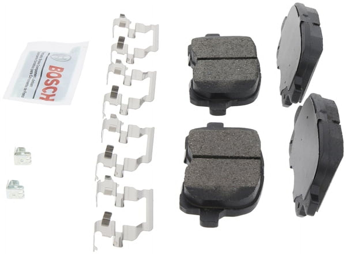 Bosch BE741H Blue Disc Brake Pad Set with Hardware For: Chevrolet Prizm; Toyota Corolla, Front Fits select: 1998-2002 CHEVROLET GEO PRIZM
