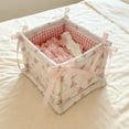 thumbnail image 4 of Euaioeiu Storage Baskets for Organizing, Home Organization Must-Haves, 5.71x5.51x5.51 Inches, Cotton Fabric with Sturdy Handles, Desktop Bathroom Living Room Closet Storage Bin, 4 of 6