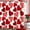 White/Red, variant on Romantic Valentines Shower Curtain for Bathroom, Red Hearts with Quote Text I Love You on White Cloth Fabric Shower Curtains Bathroom Decorations, 36X70 in