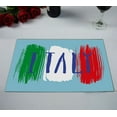 thumbnail image 2 of EREHome Drapeau Italien Napperon de Table Tapis de Tasse 12x18 Pouces, Ensemble de 2, 2 of 2