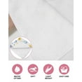 thumbnail image 6 of Easter Kitchen Dish Towels for Drying Dishes Set of 3, Spring Watercolor Bunny Eggs Daisy Flowers Waffle Weave Microfiber Hand Tea Bathroom Towels Quick Dry & Absorbent Towel 12x12, 6 of 7