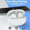 thumbnail image 3 of SUGIFT Wireless Earbuds Bluetooth Headphones Premium Fidelity Sound Quality with Charging Case,White, 3 of 9