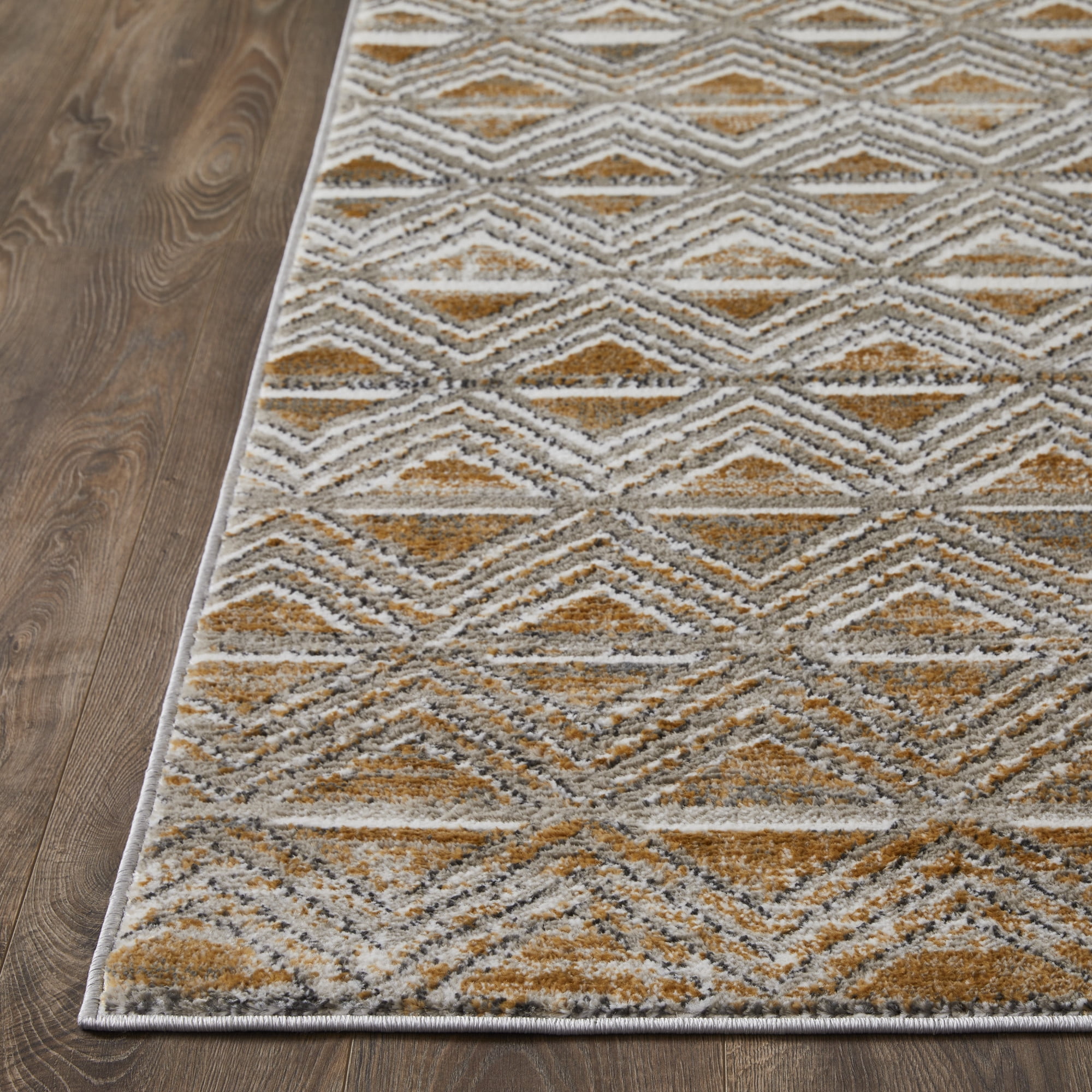 Loomaknoti Alanzo Alemza 8' x 10' Beige Geometric Indoor Area Rug
