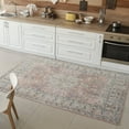 thumbnail image 2 of Luxe Weavers Bohemian Non-Shedding Floral Oriental Area Rug 8x10 Pink, 2 of 8