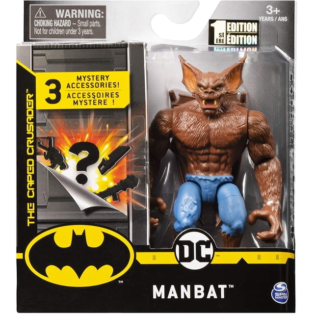 Figura de Acción DC Comics MANBAT The Caped Crusader 4 pulgadas