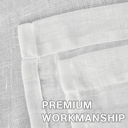 Extra Long Linen Curtains Window Treatments For Living Room Rich Sheer Curtain Panels And Ds Classic Nickel Grommet 52 By 108 Inch 2 Canada Linen Sheer Curtain Panels And Ds, Extra Long Curtain Panels