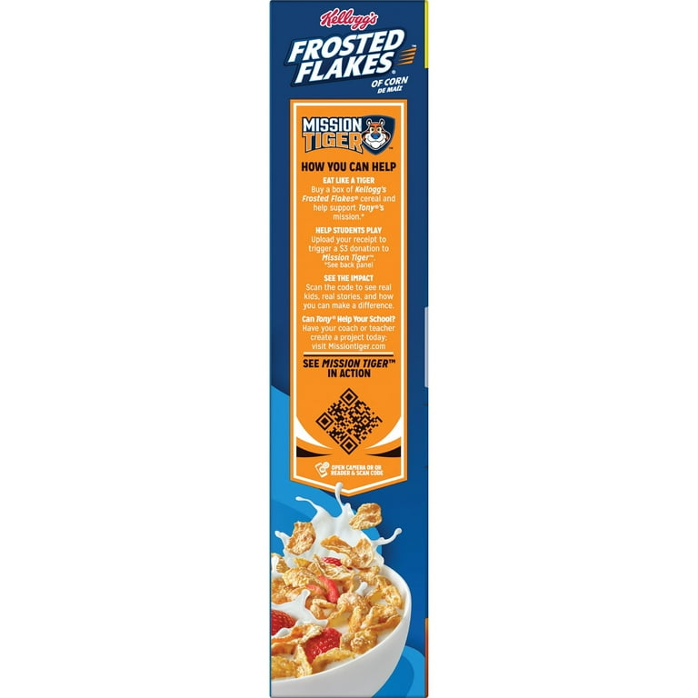 Kellogg's Frosted Flakes Breakfast Cereal, Kids Cereal