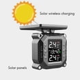 thumbnail image 5 of unique High qualityWireless Motorcycle TPMS Tire Pressure Monitoring System Solar External Sensor Temperature Monitor Water Proof C Style, 5 of 5