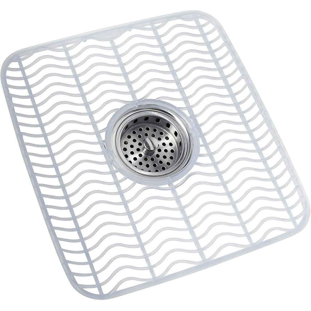 Rubbermaid Sink Mat, Medium, Clear FG129506CLR