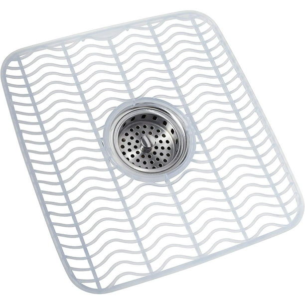 Rubbermaid Sink Mat, Medium, Clear FG129506CLR - Walmart ...