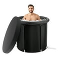 thumbnail image 2 of KFFKFF Chilled Water Tub, Athletic Hydrotherapy Equipment, Mobile Exterior Ice Immersion Pool for Recuperation, 98 Gal Inflatable Collapsible Bath with Lid, Domestic Ice Vessel for Mature Individuals, 2 of 9