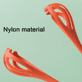 thumbnail image 4 of Batidor de huevos de nailon multiusos, batidora manual con pinza para alimentos de doble propósito, para repostería creativa y cocina, 4 of 6
