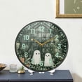 thumbnail image 4 of Yayeee Wall Clock Battery Operated 9.5" Silent Quartz Non-Ticking for Living Room Decor, Cute Ghosts Playing, 4 of 8