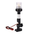 thumbnail image 1 of LED Anchor Light, White Light, IP67 Waterproof, 3NM Visibility, Fold Down, for Pontoons, Flats And Bass Boats, 1 of 7