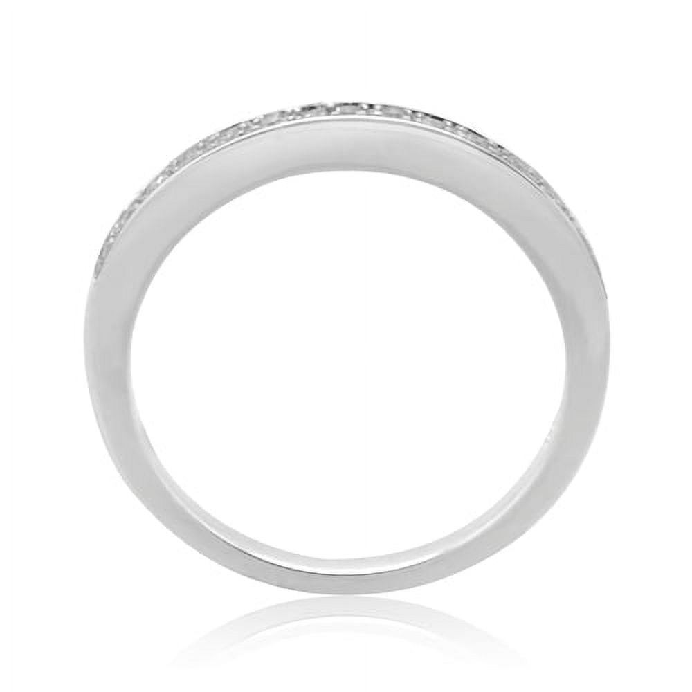 10K White Gold 0.15 CTTW Diamond Fashion Ring