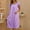 Purple, variant on VONCOS Silk Nightgowns for Women Short Sleeve Lace Nightgowns Loose Cozy Long Sleep Dress Purple