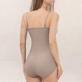 thumbnail image 5 of JGGSPWM Shapewear, Bodysuit for Women, Tummy Control Bodysuit with Adjustable Straps, Solid Color Seamless Body-Shaper Beige M, 5 of 6