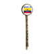 thumbnail image 1 of en ecuador pais amor eses broche de metal retro, 1 of 3