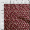 thumbnail image 2 of oneOone Cotton Poplin Maroon Fabric Animal Dress Material Fabric Print Fabric By The Yard 56 Inch Wide, 2 of 5