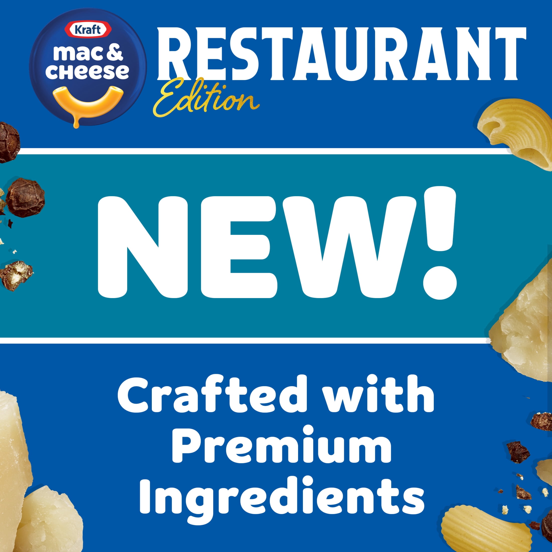 Kraft Mac and Cheese Restaurant Edition Macaroni and Cheese, 1 Box, for Easy Mealtime Solutions, Romano Cacio e Pepe Flavored, Made with Real Cheese, 9.5 oz