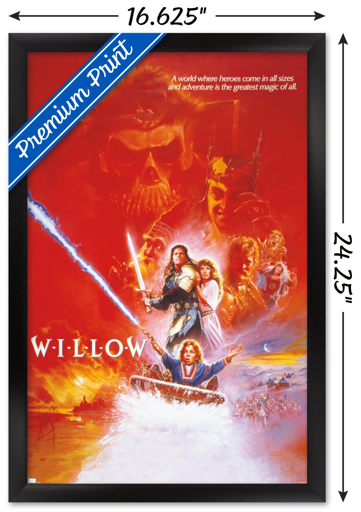 Willow - One Sheet Wall Poster, 14.725" x 22.375" Framed