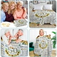 thumbnail image 5 of Yibo 60th Birthday Gifts for Women Blanket Flannel Soft and Comfortable Anti-static Bed Sofa Blanket, 5 of 7
