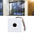 thumbnail image 1 of Interruptor táctil de control de acceso botón de salida de liberación de puerta táctil con detección de infrarrojos Cableado tipo 86 de 12 V a 24 V Modo normalmente abierto, 1 of 8