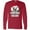 Red, variant on Inktastic Christmas is Better with a Bulldog Long Sleeve T-Shirt