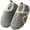 Grey, variant on Dakaela 1-10Y Toddler Slippers Boys Girls Non Slip House Shoes Winter Warm Fuzzy Walking Shoes Indoor Outdoor with Hook and Loop Khaki