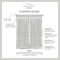 Exclusive Home Curtains Hawkins Sheer Bronze Ring Top Curtain Panels