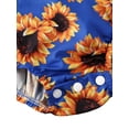 thumbnail image 4 of Summer Newborn Baby Girl Clothes Sunflower Romper Jumpsuit Headband Outfits Set, 4 of 6
