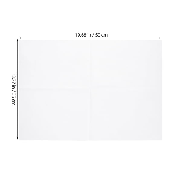 ROSENICE White Floral Paper 20Pcs Wrapping Flower Paper for Bouquets Protection Moving Supplies 19.7x13.8x0.004in