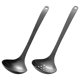 thumbnail image 3 of GOOHOCHY 1 juego de cucharas de acero inoxidable para servir alimentos, cuchara de mango largo con ranuras para servir sopa., 3 of 8