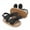 Black, variant on Linfrsh Baby Girl Boys Sandals Slippers First Walking Shoes Kids Breathable Summer Crib Shoes(Black,12-18 Months)