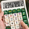 thumbnail image 2 of Multifunctional Calculator Mechanical Buttons 12 Digits Electronic Calculator Office School Financial Accounting Tools, 2 of 6