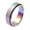 Colorful, variant on Turnable Anxiety Rings Rainbow Silver Color Relieve Stress Rings For Women Men
