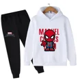 thumbnail image 2 of Ropa de moda de primavera y otoño para niños, sudaderas con capucha y pantalones con estampado de dibujos animados de Marvel Spiderman, conjuntos de 2 piezas, trajes deportivos informales para niños y, 2 of 5