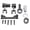 Black, variant on M Buder RC Steering Assembly Metal Aluminum Alloy Steering Group Replacement Upgrade Parts for Traxxas UDR 1/7 RC Truck Car Black (14.00 x 8.00 x 2.00 Inches / 35.6 x 20.3 x 5.1 cm)