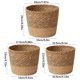 thumbnail image 3 of Flower Pots Cover Storage Basket Plant Woven Basket Planter Straw Flower Pot, Plant Containers with Plastic Liners Straw Flower Pot for Indoor Outdoor Plant Flower Pots, 3 of 8