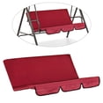 thumbnail image 4 of mmirethe Garden Swing Seat Cover Patio Cushion Protection Bench Covers Red, 4 of 8