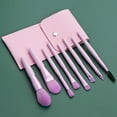thumbnail image 3 of 8-Piece Macaron Series Makeup Brush Set - Mini PU Leather Bag, Personalized Beauty Tools for Travel & Daily Use, 3 of 6