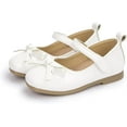 thumbnail image 2 of Toddler Little Girl Mary Jane Dress Shoes Ballet Flats for Girl Party School Shoes Bowknot Princess Shoes, 2 of 6
