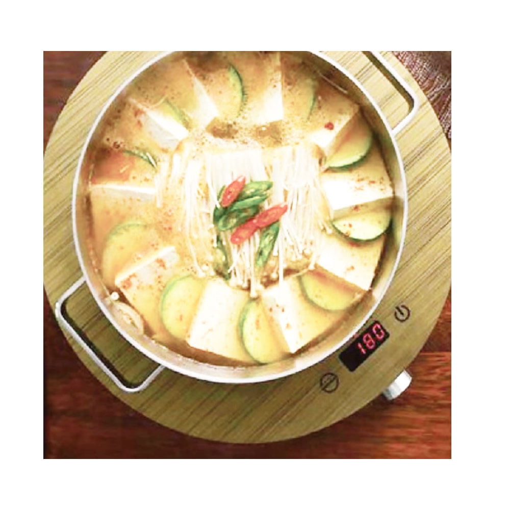 LP Living Plus 1800W Induction Cooktop Countertop Burner, 3 Hour Max Timer