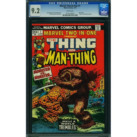 Marvel Two-In-One #1 - CGC 9.2 Comic Book