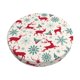 thumbnail image 1 of Disketp Vintage Christmas Reindeer Funda Redonda para Taburete, Funda de Cojín para Silla de Bar Suave y Elástica-13 inch, 1 of 7